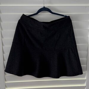 Prana Elegant Dark Gray Midi Skirt